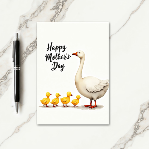 Calligraphic Script Mothers Day Card