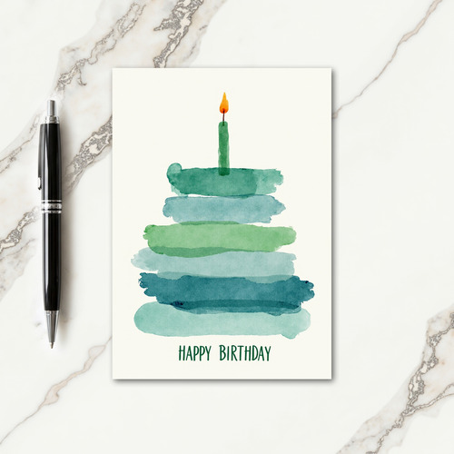 Calm Birthday Layered Card
