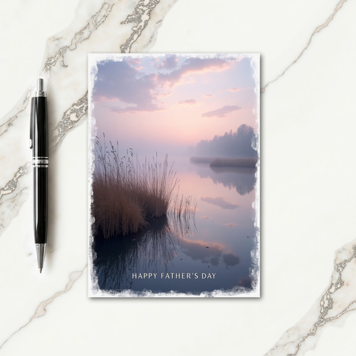 Calm Fathers Day Dawn Card