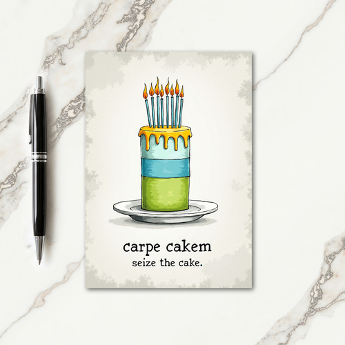 Candle Cake Birthday Card