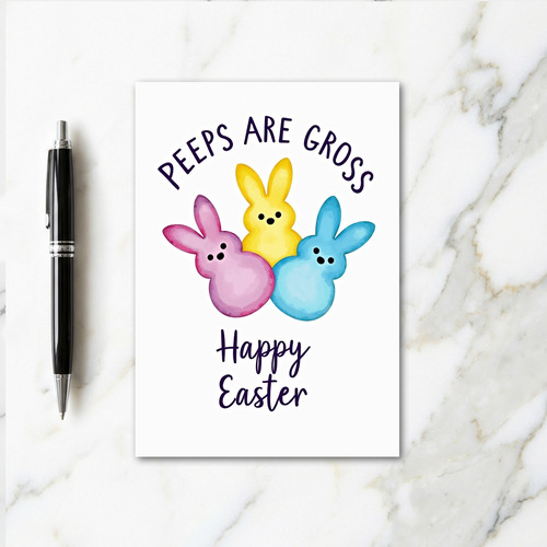 Candy Rabbits Easter Card