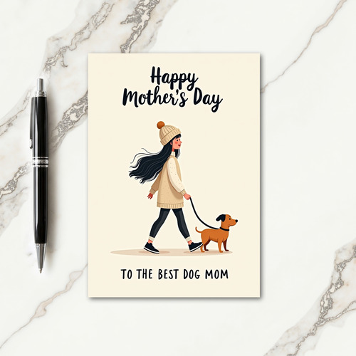 Canine Devotion Mothers Day Card