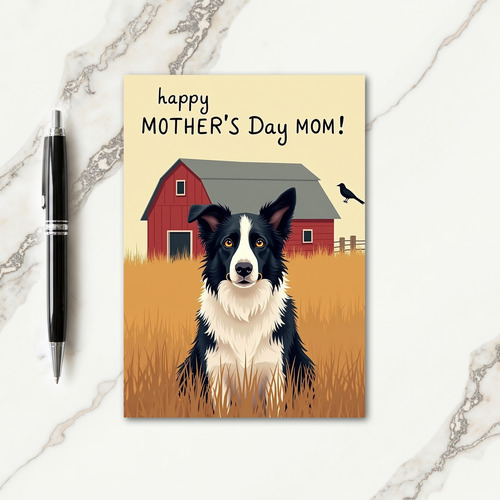 Canine Mothers Day Scene Card