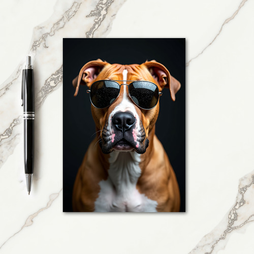 Canine Portrait Fathers Day Card