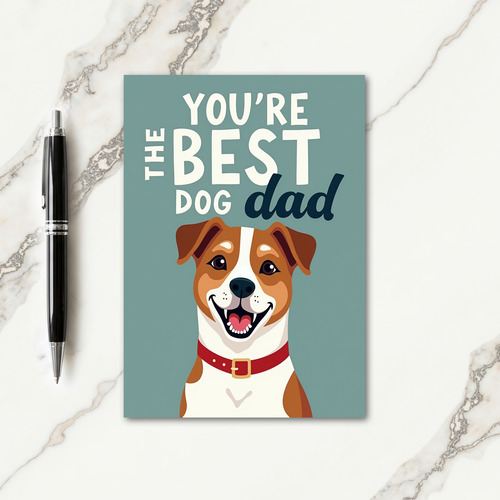Canine Sweet Fathers Day Card