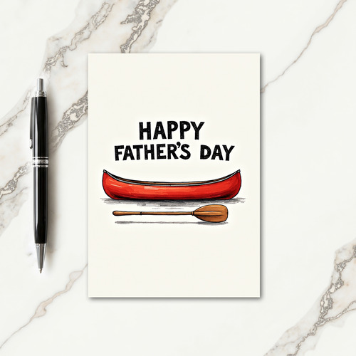 Canoe Sweet Fathers Day Card