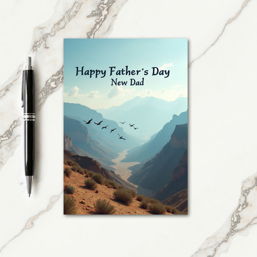Canyon Fathers Day Card