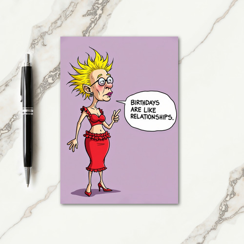 Caricature Birthday Wish Card