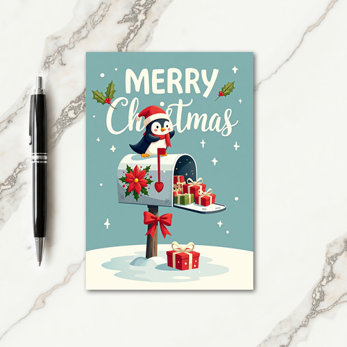 Cartoon Christmas Card