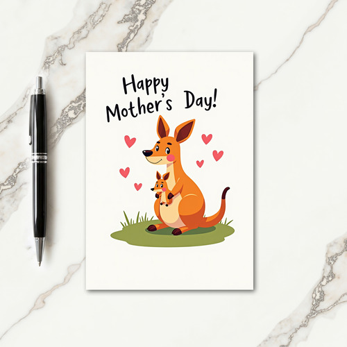 Cartoon Family Love Card
