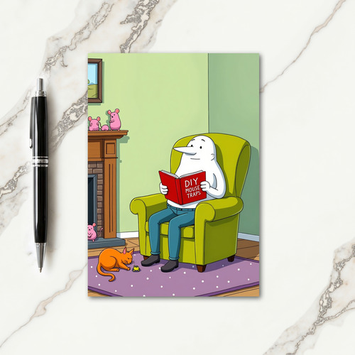 Cartoon Fathers Day Card