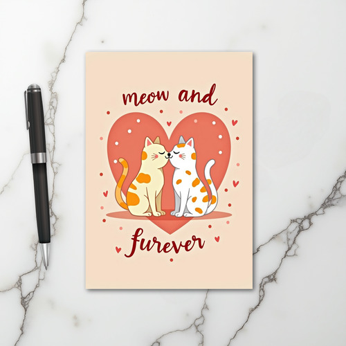 Cats In Love Furever Card