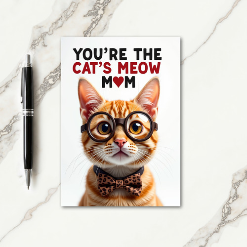 Cats Meow Mothers Day Card