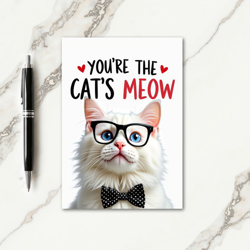Cats Meow Mothers Day Hearts Card