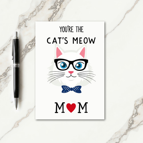 Cats Meow Mothers Day Love Card