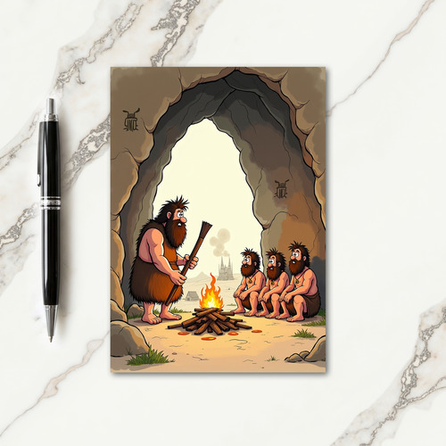 Cave Painting Fathers Day Card