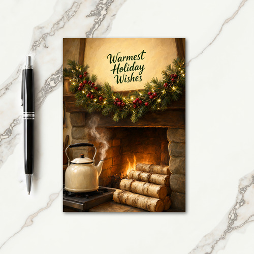 Cedar Garland Card