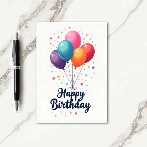 Celebration Art Birthday Card