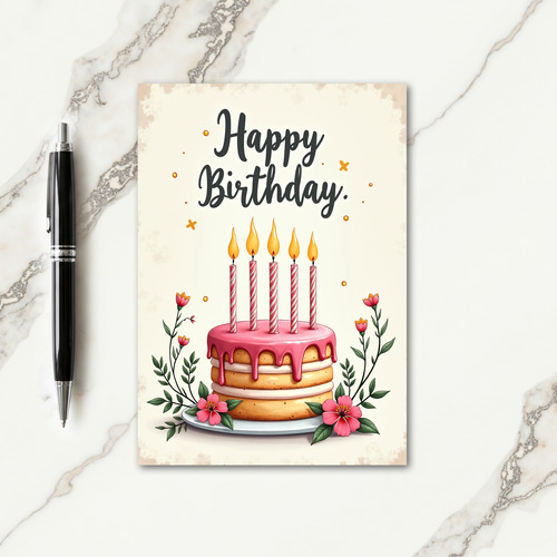 Celebration Cake Art Card