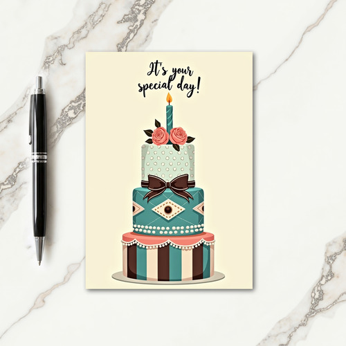 Celebration Cake Day Card