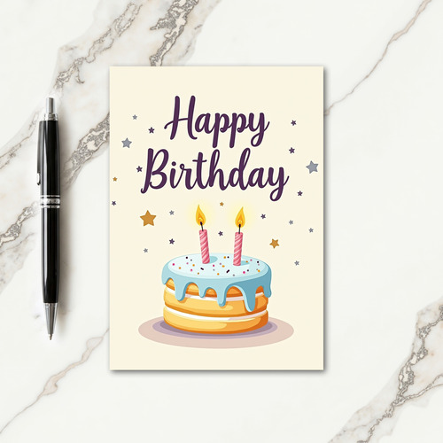 Celebration Cake Image Card