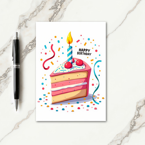 Celebration Cake Treat Card