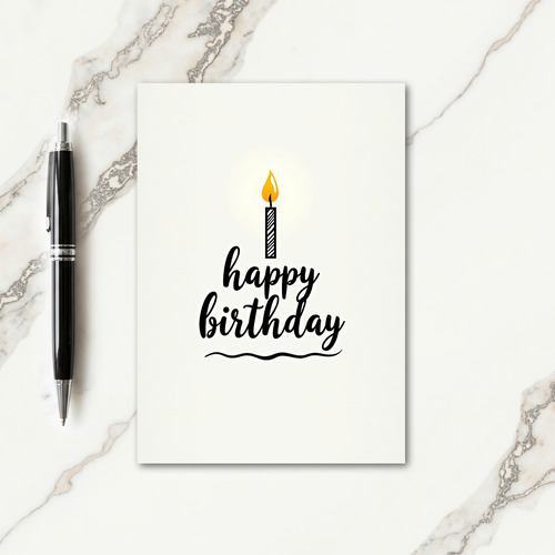 Celebration Candle Birthday Card