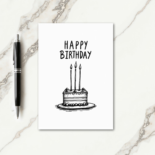 Celebration Dessert Art Card