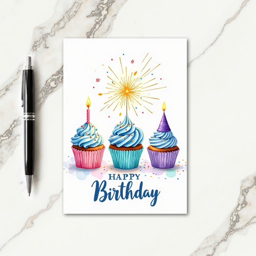 Celebration Dessert Birthday Card