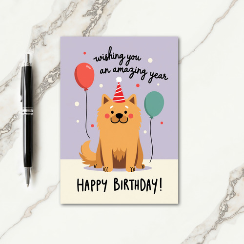 Celebration Dog Birthday Card
