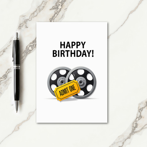 Celebration Film Spool Card