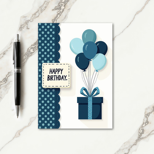 Celebration Gift Box Card