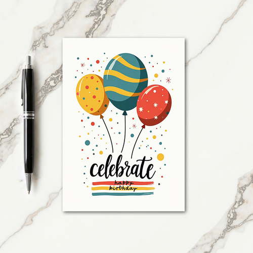 Celebration Illustration Card