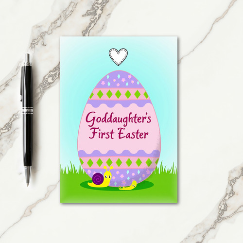 Celebration Oval Springtime Card