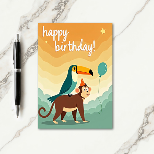 Celebration Sky Birthday Card
