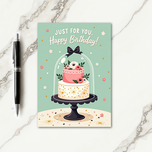 Celebration Tiered Cake Card