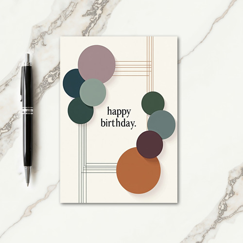 Celebratory Circles Card