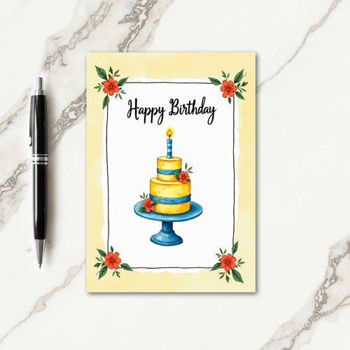 Celebratory Dessert Card