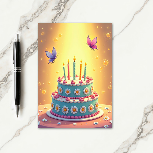 Celebratory Dessert Scene Card