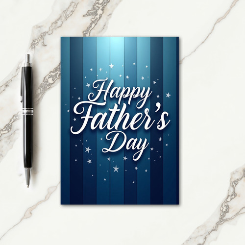Celestial Fathers Day Card