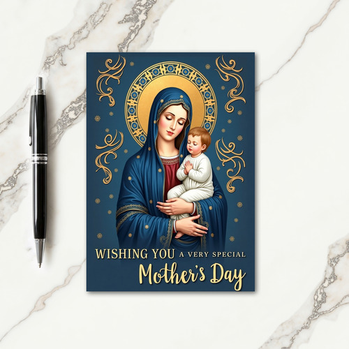 Celestial Mothers Love Portrait Card