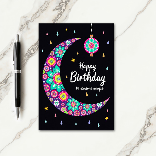 Celestial Night Birthday Card