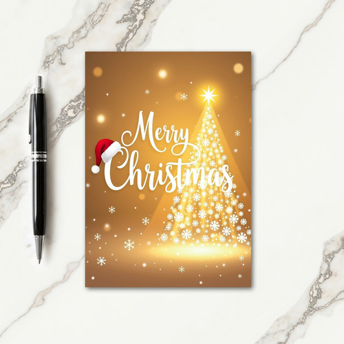 Celestial Star Christmas Card
