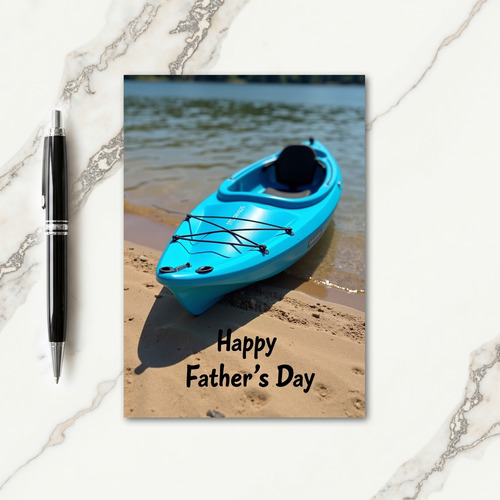 Cerulean Boat Sweet Fathers Day Card