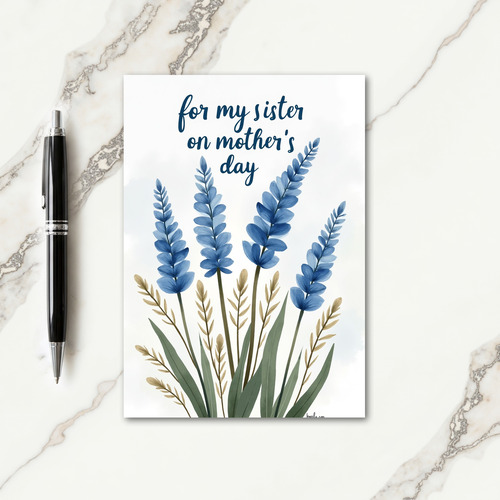 Cerulean Mothers Day Wish Card