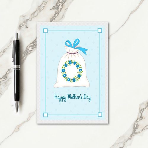 Cerulean Ribbon Card