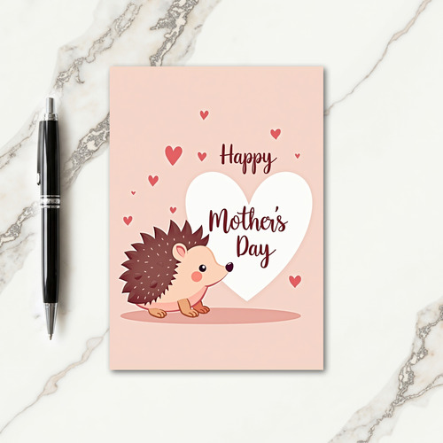 Charming Animal Mothers Day Card