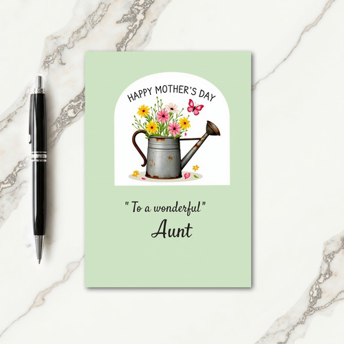 Charming Aunt Mothers Day Card