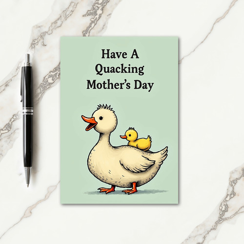 Charming Avian Mothers Day Card