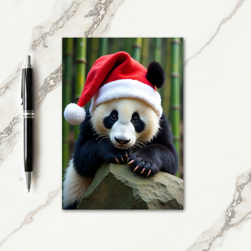 Charming Bear Christmas Card